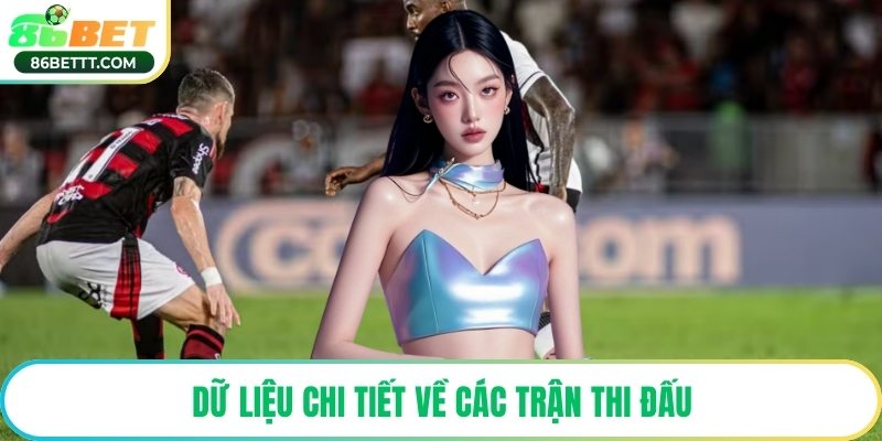 Dữ liệu chi tiết về các trận thi đấu
